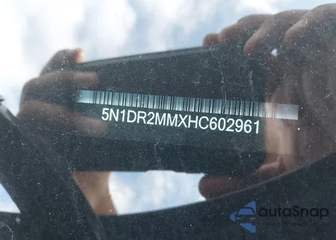 2017 Nissan Pathfinder Sl из США, поврежденный, VIN 5N1DR2MMXHC602961